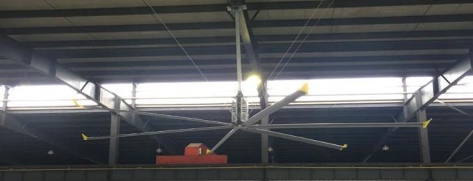 مروحة سقفية صناعية كبيرة 24FT Pmsm HVls لتبريد الهواء والتهوية 0