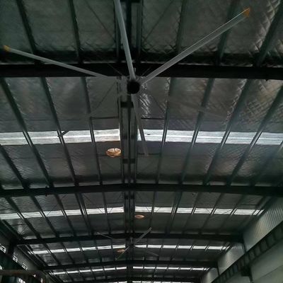 سعر جيد DX-7.3G 24FT مروحة سقف HVLS الصناعية 1.5KW استهلاك الطاقة وأداء أعلى للمساحات الكبيرة الانترنت