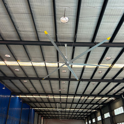 سعر جيد مروحة سقفية صناعية كبيرة 8FT-24FT HVLS لتبريد الهواء ووظيفة التهوية الانترنت