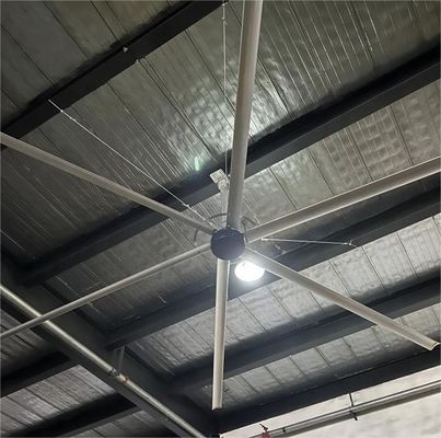 سعر جيد 7.3m 24FT صناعية كبيرة HVLS مروحة السقف PMSM محرك بدون فرشاة و حجم الهواء فائق الانترنت