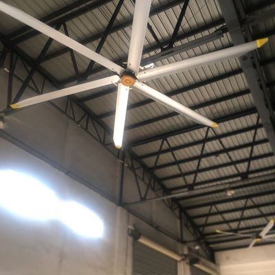 سعر جيد 5.0m 16FT HVLS هوائي صناعي للسقف لتبريد الهواء 0.75KW محرك PMSM الانترنت