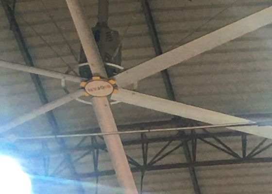 سعر جيد الصين الهواة السقفية الكهربائية HVLS التقليدية مع 6 شفرات الألومنيوم الانترنت