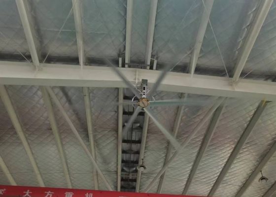 سعر جيد مبرد هواء محرك متزامن مروحة السقف من الألومنيوم 1.2KW 22FT الانترنت