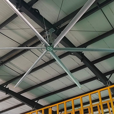 سعر جيد CCC CE ISO Hvls مروحة السقف الصناعية مع صفيحة سبيكة الألومنيوم والمغنيسيوم الانترنت