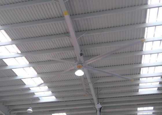 سعر جيد ألومنيوم المغنيسيوم سبائك شفرة HVLS مروحة السقف ل 1.5kw برش غير دائم المغناطيس AC الانترنت