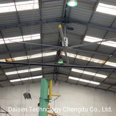 سعر جيد هوائيات صناعية ذات مروحة سقف كبيرة تبريد 7.3 متر 24FT الانترنت