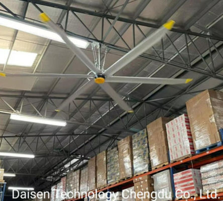 سعر جيد دايزن الصناعية HVLS مروحة السقف التبريد التهوية مروحة العادم مع محرك Pmsm الانترنت