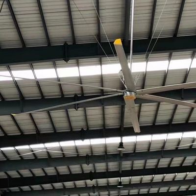 سعر جيد مصفوفة الألومنيوم المغنيسيوم 7.3m 24FT كبير المروحة السقف الصناعية للفنادق وحلول التهوية الانترنت
