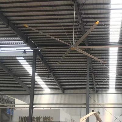 سعر جيد مروحة هوائية صناعية 5Pcs قوية من سبيكة الـ 7.3m 24FT للتبريد والتهوية في المستودع الانترنت