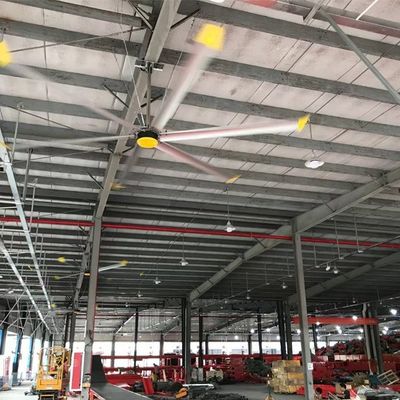 سعر جيد الميغنيسيوم الألومنيوم سبيكة 6.1m 20FT HVLS مروحة السقف الصناعية لتهوية مزرعة الألبان الانترنت