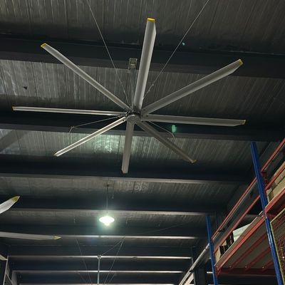 سعر جيد تبريد الهواء عالي الحجم 3.6m 12FT المروحة السقفية HVLS الصناعية الكبيرة مع 8 شفرات الانترنت
