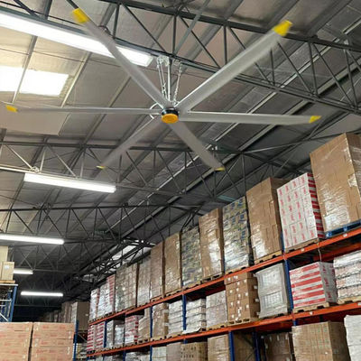سعر جيد تثبيت السقف 5.0m 16FT مروحة تدفق الهواء HVLS الكبيرة للتبريد والتهوية الانترنت