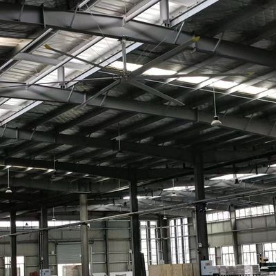 سعر جيد مروحة السقف الصناعية HVls جهاز التهوية مروحة مواد شفرة الألومنيوم لملاعب الرياضة الانترنت
