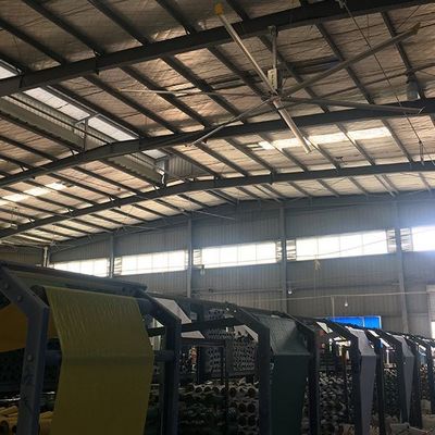 سعر جيد آل-Mg Blade Material Ceiling Fan For Industrial Warehouse Cooling Pmsm محرك الانترنت