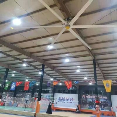 سعر جيد DX-7.3 24FT HVls كبير مروحة السقف الصناعية لمركز الرياضة قطر 7.3 متر الانترنت