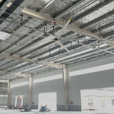 سعر جيد المروحة المعلقة للمنزل بقطر 24FT لتبريد الهواء مروحة محرك Pmsm الانترنت