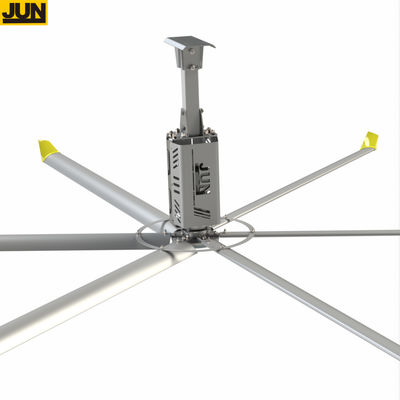 سعر جيد 1.5KW 24FT سرعة منخفضة HVLS المروحة الصناعية للمنزل السكني الانترنت