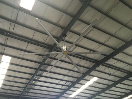سعر جيد 6 التهوية الشفرات HVLS مروحة السقف العملاقة الانترنت