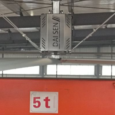 quality مروحة السقف الصناعية الكبيرة مع 24FT (7.3 متر) ستة قطع من شفرات سبيكة الألومنيوم factory