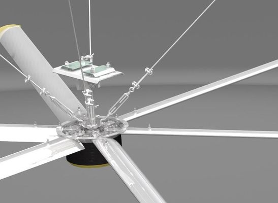 سعر جيد 6.0M 20 قدم Pmsm غرفة المحركات ستة شفرات مروحة HVLS كبيرة الانترنت
