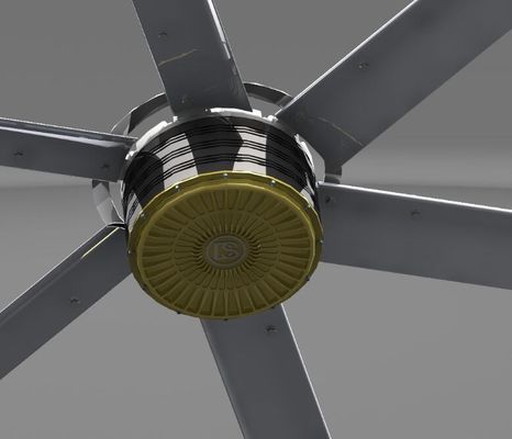 سعر جيد مروحة HVLS كبيرة ذات سرعة منخفضة من الصناعة الانترنت