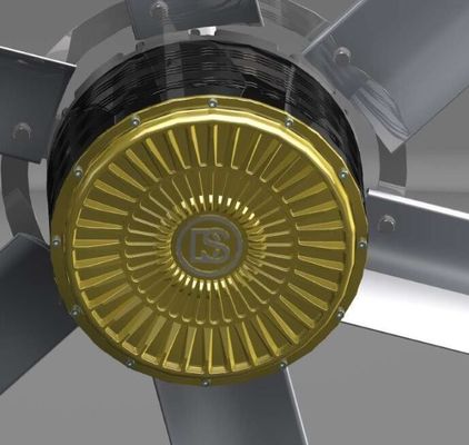 سعر جيد مغناليوم داخلي شفرات كهربائية 6 5 شفرة HVLS مروحة للمنزل الانترنت