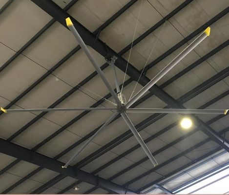 سعر جيد ورشة عمل مساحة كبيرة تبريد الهواء تهوية مروحة HVLS كبيرة الانترنت
