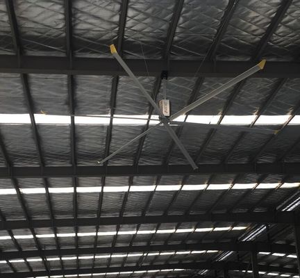 سعر جيد Pmsm مروحة HVLS عالية الحجم الانترنت