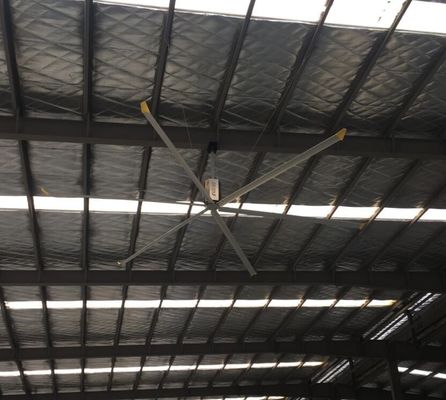 سعر جيد الكهربائية 6 شفرة قطب مثبت HVLS مروحة الانترنت