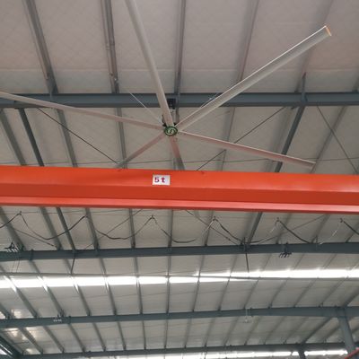 سعر جيد 18FT غرفة كبيرة داخلية قطب مثبت مروحة HVLS الانترنت