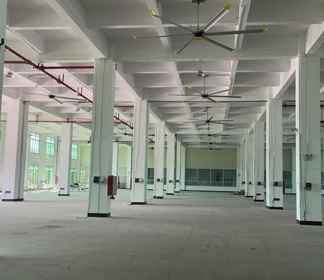 سعر جيد مبرد هواء كبير 75RPM 5 شفرة HVLS مروحة الانترنت