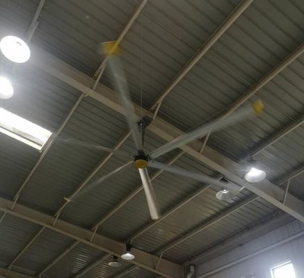 سعر جيد 6.7M 55RPM عالية الحجم منخفضة السرعة مروحة السقف السكنية الانترنت