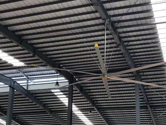 سعر جيد مروحة سقفية صناعية كبيرة 24FT Pmsm HVls لتبريد الهواء والتهوية الانترنت